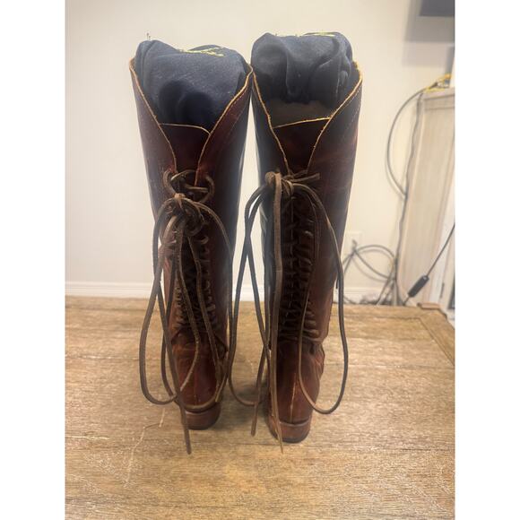 Designer x Freebird by Steve Madden Women’s Fill Lace Up Stag 18” Boots size 8 - Picture 4 of 8